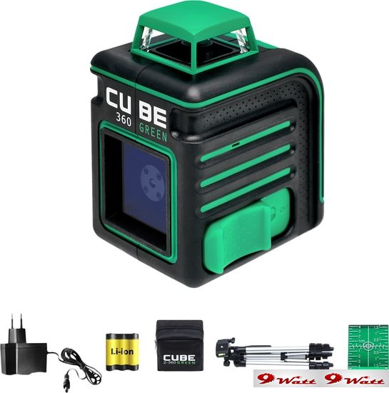Лазерный нивелир ADA Instruments Cube 360 Green Professional Edition А00535 - фото