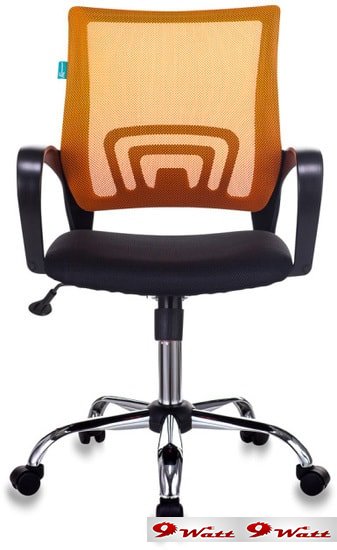 Кресло Бюрократ CH-695N/SL/OR/BLACK (черный/оранжевый) - фото2