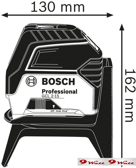 Лазерный нивелир Bosch GCL 2-50 Professional 0601066F02 (RM1 + BM3) - фото2