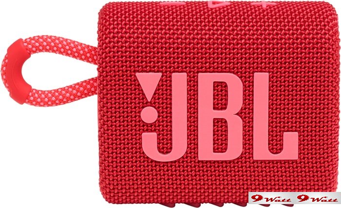 Беспроводная колонка JBL Go 3 (красный) - фото2