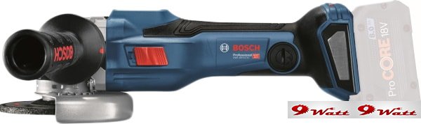 Угловая шлифмашина Bosch GWS 18V-15 SC Professional 06019H6101 (с 2-мя АКБ, кейс) - фото2