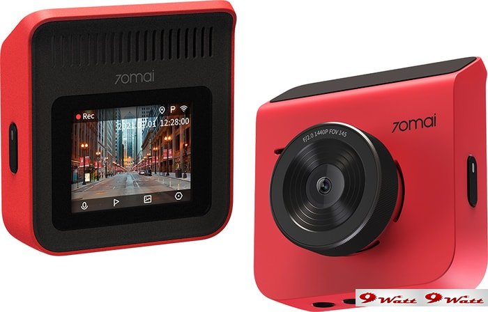 Автомобильный видеорегистратор 70mai Dash Cam A400 (красный) - фото2
