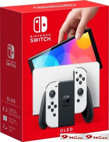 Игровая приставка Nintendo Switch OLED (белый) - фото