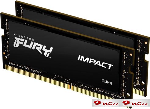 Оперативная память Kingston FURY Impact 2x16GB DDR4 SODIMM PC4-21300 KF426S15IB1K2/32 - фото