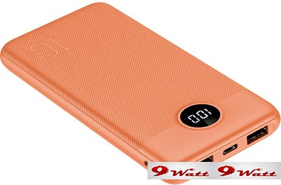 Внешний аккумулятор TFN Razer LCD 10 10000mAh (оранжевый) - фото2