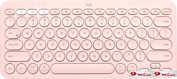 Клавиатура Logitech Multi-Device K380 Bluetooth (розовый) - фото