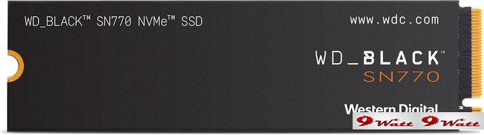 SSD WD Black SN770 NVMe 1TB WDS100T3X0E - фото