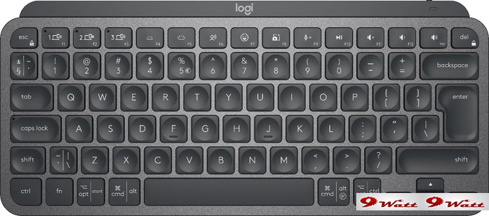 Клавиатура Logitech MX Keys Mini (графитовый, европейская версия, нет кириллицы) - фото
