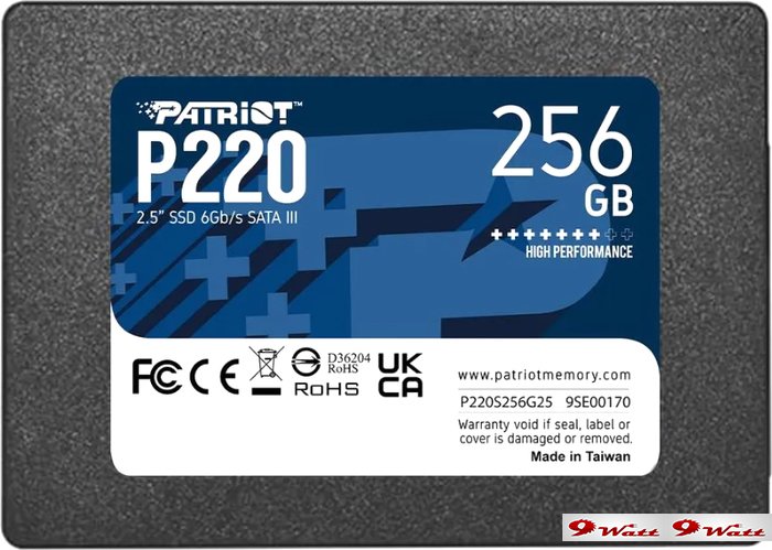 SSD Patriot P220 256GB P220S256G25 - фото