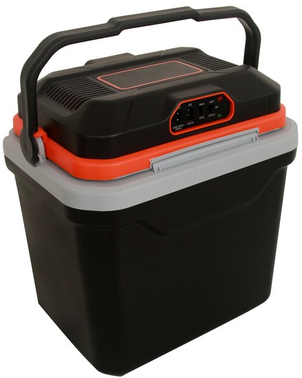 Термоэлектрический автохолодильник Miru MCW24E+ 24л (черный/оранжевый) - фото